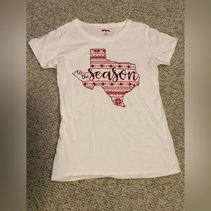 Holiday Time Christmas Tee Sz M